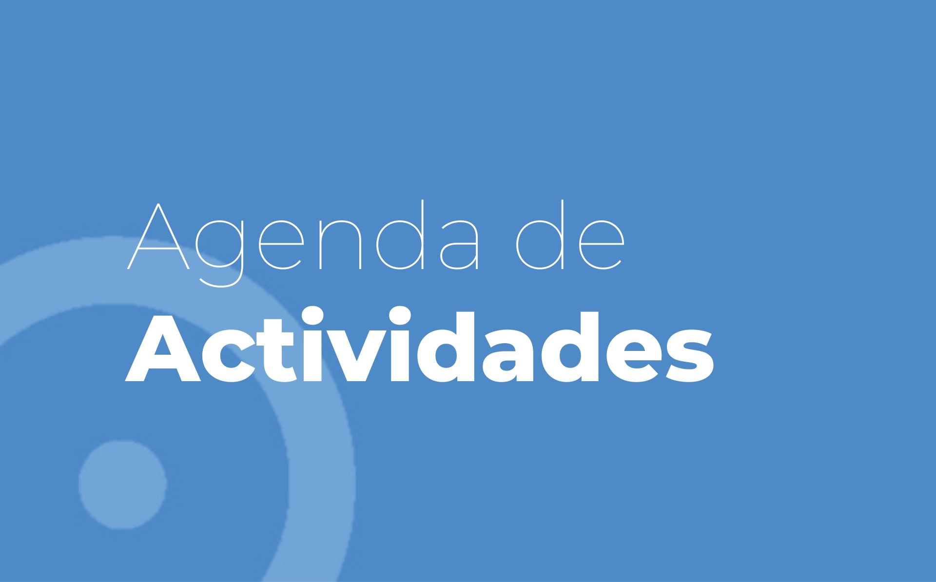 Agenda de Actividades